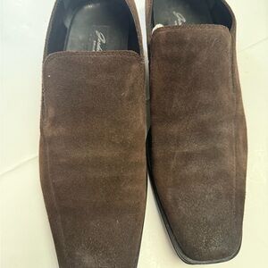 suede brown loafers